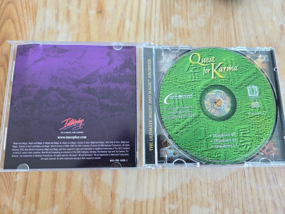 The Ultimate Might & Magic Archives PC Game CD-ROM 1998 Interplay Jewel Case